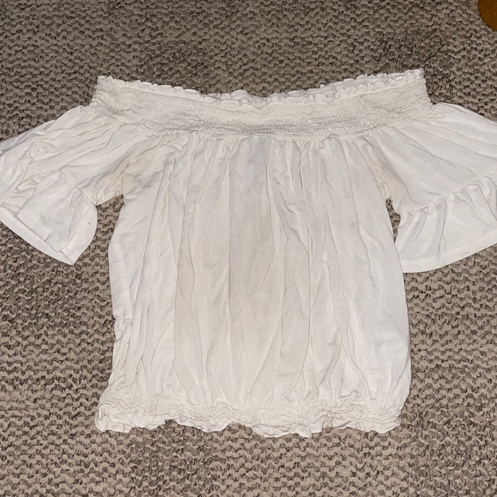 Women’s forever 21 off the shoulder top white new